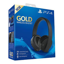 PS4 GOLD WIRELESS HEADSET